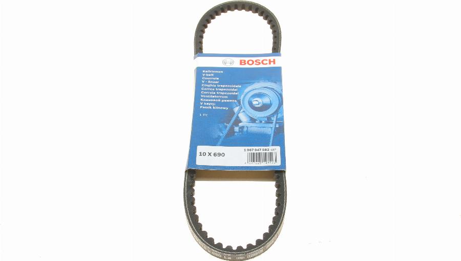 BOSCH 1987947582 - Клиновий ремінь autocars.com.ua