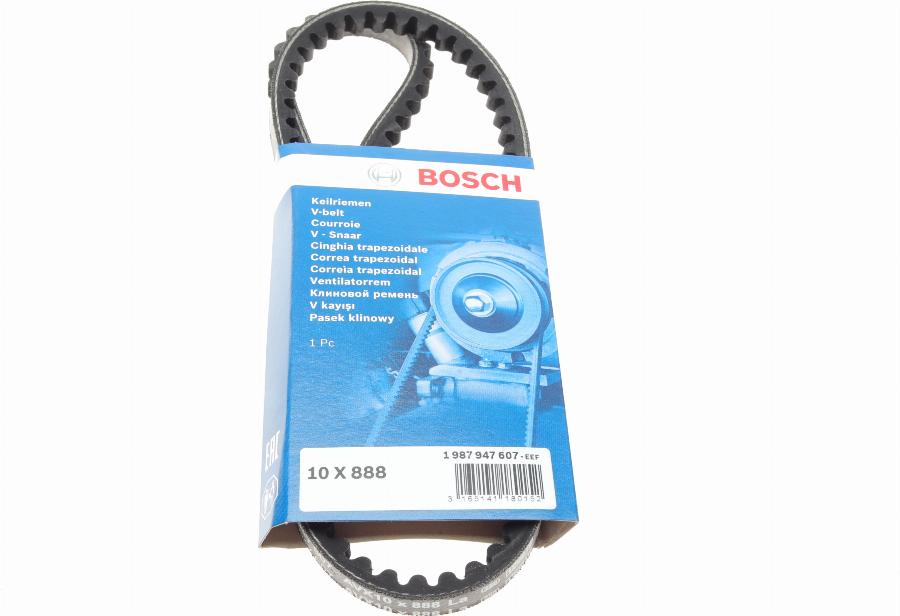 BOSCH 1 987 947 607 - Клиновий ремінь autocars.com.ua