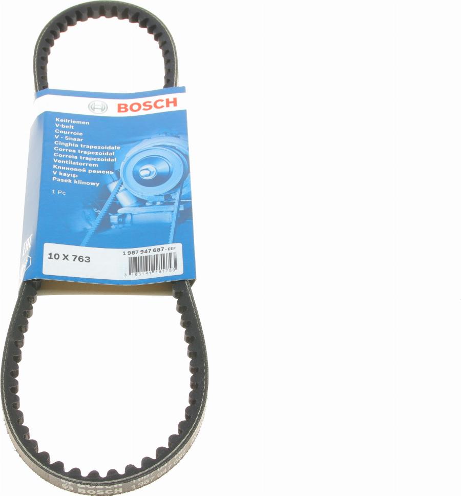 BOSCH 1 987 947 687 - Клиновий ремінь autocars.com.ua