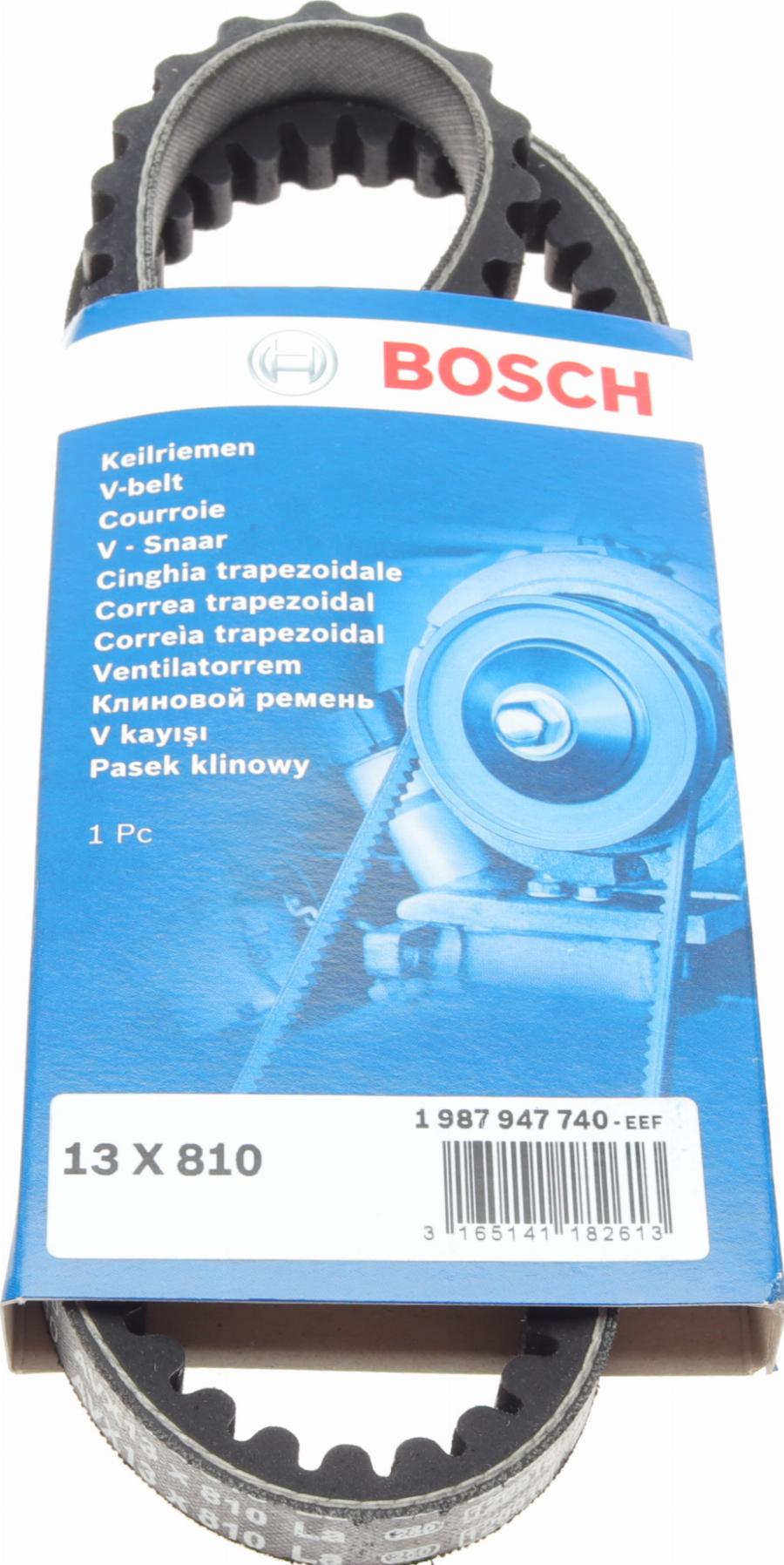 BOSCH 1 987 947 740 - Клиновой ремень, поперечные рёбра avtokuzovplus.com.ua