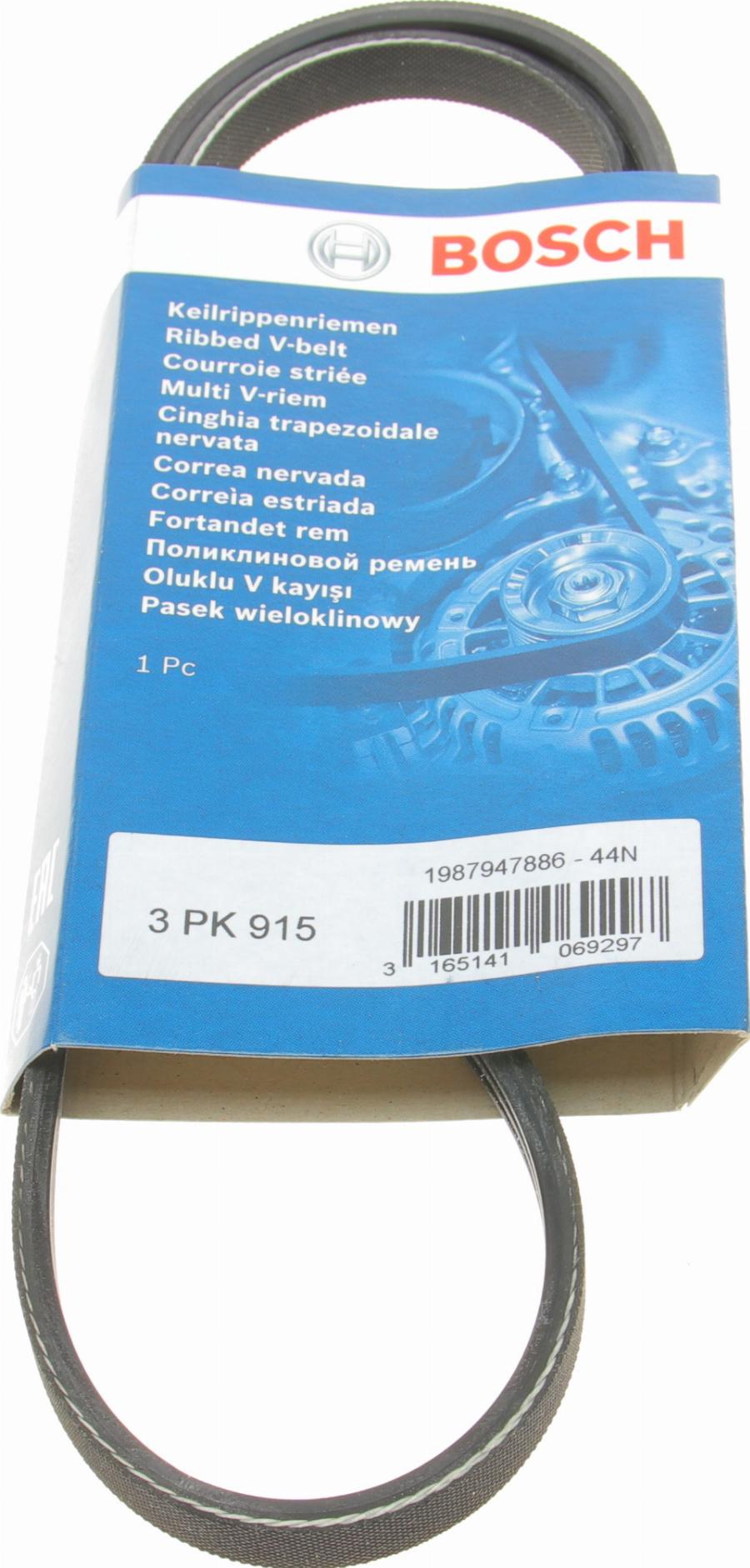 BOSCH 1 987 947 886 - Поликлиновой ремінь autocars.com.ua