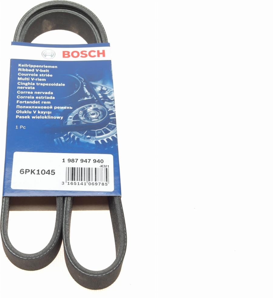 BOSCH 1 987 947 940 - Поликлиновой ремень avtokuzovplus.com.ua