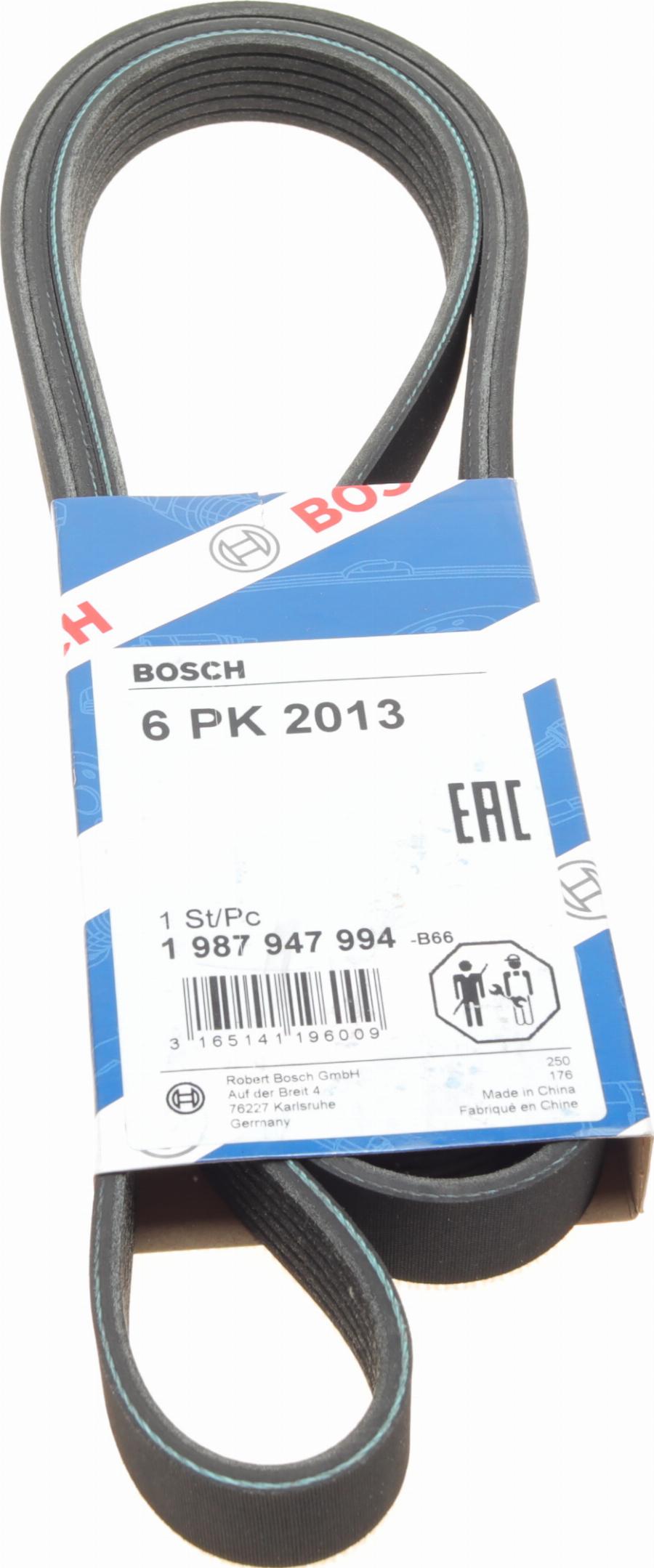 BOSCH 1 987 947 994 - Поликлиновой ремень avtokuzovplus.com.ua