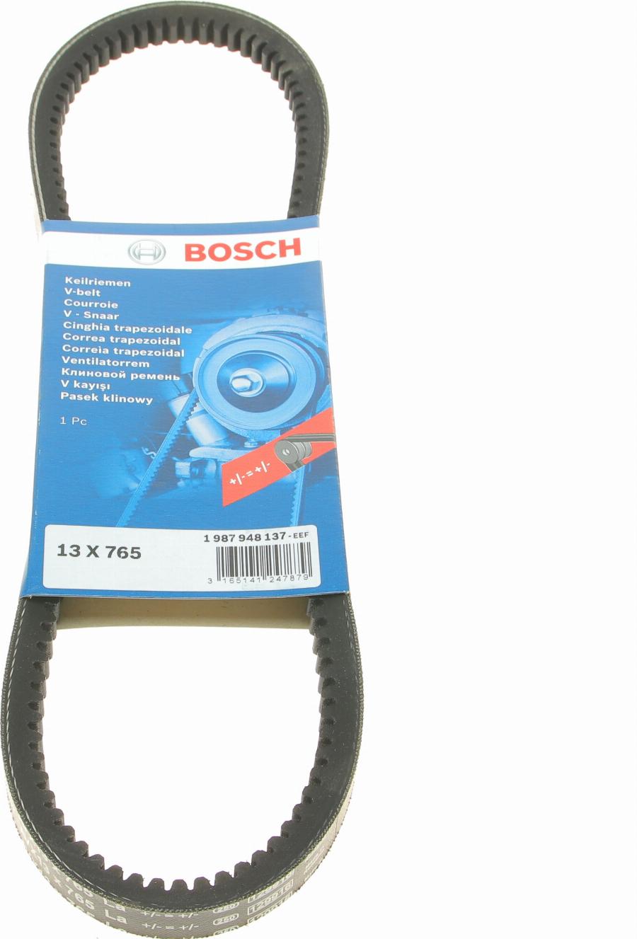 BOSCH 1 987 948 137 - Клиновий ремінь autocars.com.ua