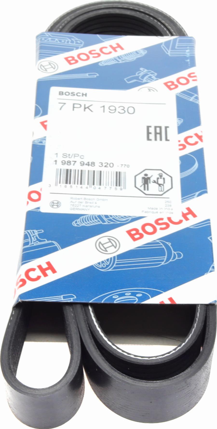 BOSCH 1 987 948 320 - Поликлиновой ремінь autocars.com.ua