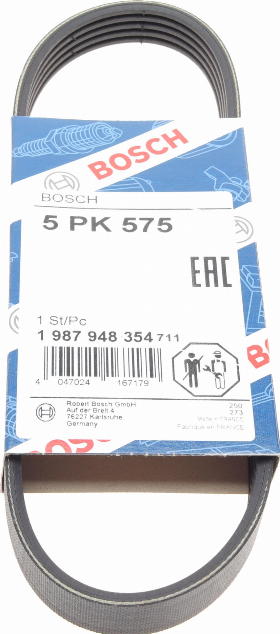 BOSCH 1 987 948 354 - Поликлиновой ремень avtokuzovplus.com.ua