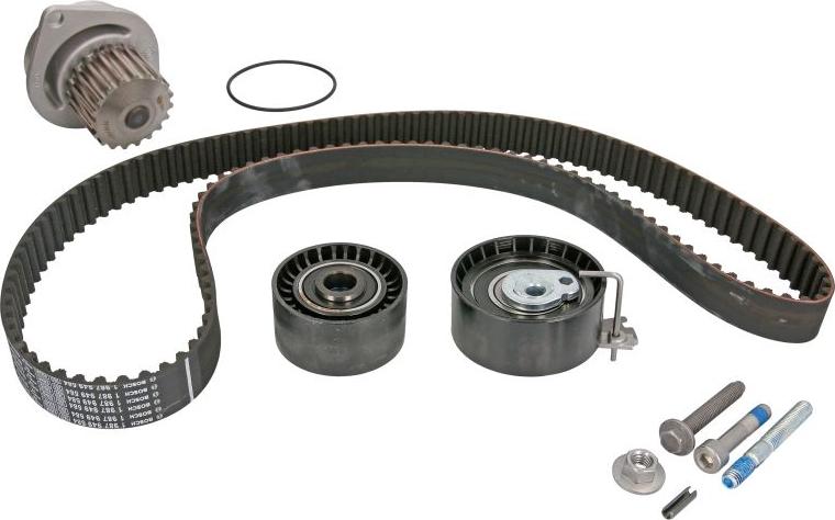 BOSCH 1 987 948 711 - Водяний насос + комплект зубчатого ременя autocars.com.ua