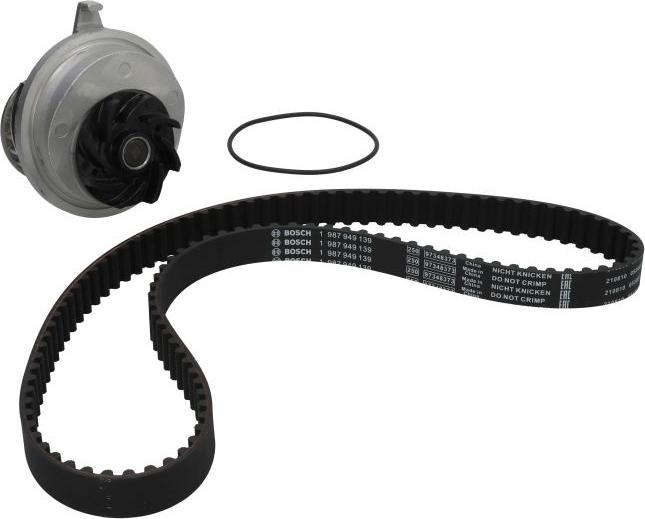 BOSCH 1 987 948 737 - Водяний насос + комплект зубчатого ременя autocars.com.ua