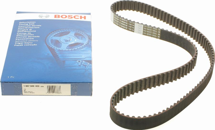 BOSCH 1 987 949 403 - Ремінь ГРМ autocars.com.ua