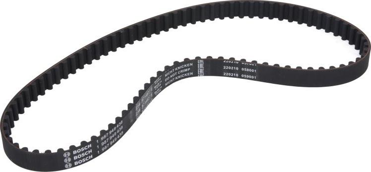 BOSCH 1 987 949 438 - Ремінь ГРМ autocars.com.ua