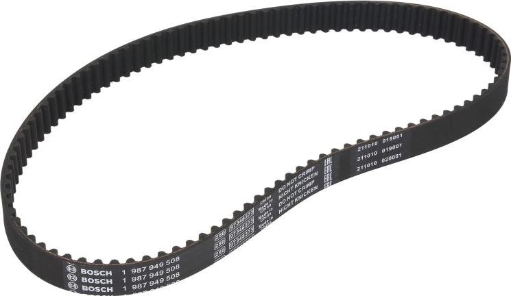 BOSCH 1 987 949 508 - Ремінь ГРМ autocars.com.ua