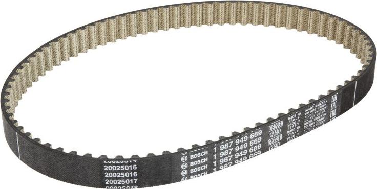 BOSCH 1 987 949 669 - Ремінь ГРМ autocars.com.ua