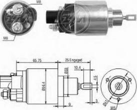 BOSCH 2339303202 - Тягове реле, стартер autocars.com.ua