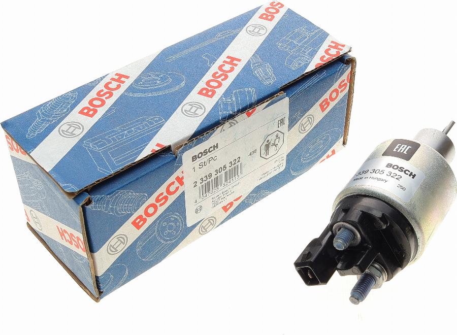 BOSCH 2 339 305 322 - Тяговое реле, стартер avtokuzovplus.com.ua