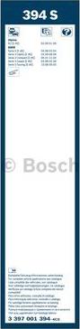 BOSCH 3 397 001 394 - Щетка стеклоочистителя avtokuzovplus.com.ua