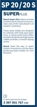 BOSCH 3 397 001 767 - Щітка склоочисника autocars.com.ua