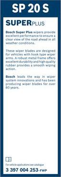 BOSCH 3 397 004 253 - Щітка склоочисника autocars.com.ua