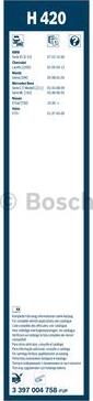 BOSCH 3 397 004 758 - Щетка стеклоочистителя autodnr.net