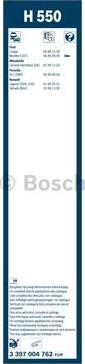 BOSCH 3 397 004 762 - Щітка склоочисника autocars.com.ua