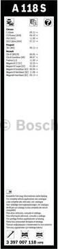 BOSCH 3 397 007 118 - Щетка стеклоочистителя autodnr.net