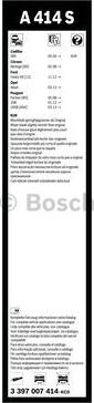 BOSCH 3 397 007 414 - Щетка стеклоочистителя avtokuzovplus.com.ua