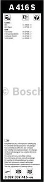 BOSCH 3 397 007 416 - Щетка стеклоочистителя avtokuzovplus.com.ua