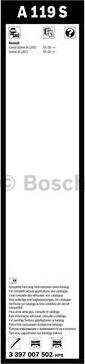 BOSCH 3 397 007 502 - ЩІТКИ СКЛООЧИСНИКІВ AEROTWIN autocars.com.ua