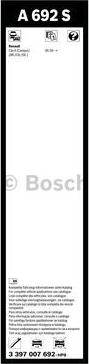 BOSCH 3 397 007 692 - Щітка склоочисника autocars.com.ua