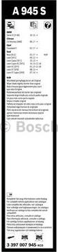 BOSCH 3 397 007 945 - Щітка склоочисника autocars.com.ua