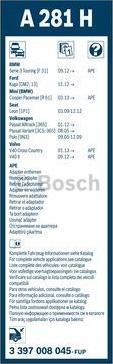 BOSCH 3 397 008 045 - Щітка склоочисника autocars.com.ua