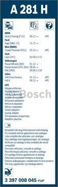 BOSCH 3 397 008 045 - ЩІТКА СКЛООЧИСНИКА ЗАДНЯ autocars.com.ua