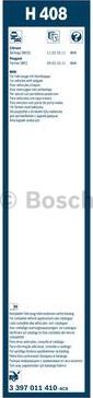 BOSCH 3 397 011 410 - Щітка склоочисника autocars.com.ua