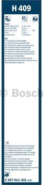 BOSCH 3 397 011 431 - Щітка склоочисника autocars.com.ua