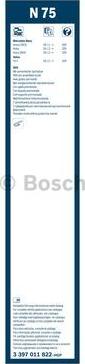 BOSCH 3 397 011 822 - Щетка стеклоочистителя avtokuzovplus.com.ua