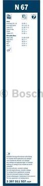 BOSCH 3 397 011 937 - Щетка стеклоочистителя avtokuzovplus.com.ua