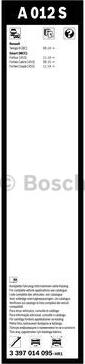 BOSCH 3 397 014 095 - Щітка склоочисника autocars.com.ua