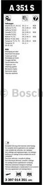 BOSCH 3 397 014 351 - Щетка стеклоочистителя avtokuzovplus.com.ua