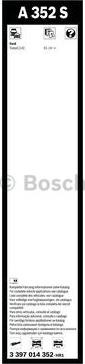 BOSCH 3 397 014 352 - Щітка склоочисника autocars.com.ua