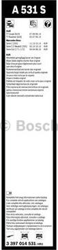 BOSCH 3 397 014 531 - Щетка стеклоочистителя avtokuzovplus.com.ua