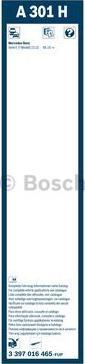 BOSCH 3 397 016 465 - ЩІТКА СКЛООЧИСНИКА ЗАДНЯ autocars.com.ua