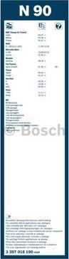 BOSCH 3 397 018 190 - Щетка стеклоочистителя avtokuzovplus.com.ua