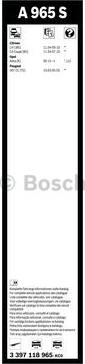 BOSCH 3 397 118 965 - Щітка склоочисника autocars.com.ua