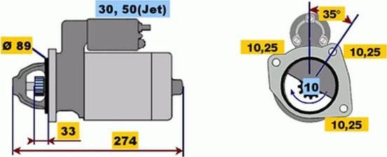 BOSCH 9 000 331 427 - Стартер autocars.com.ua