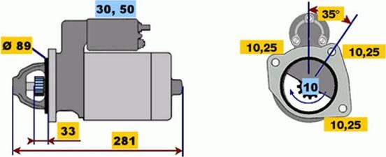 BOSCH 9 000 332 405 - Стартер autocars.com.ua