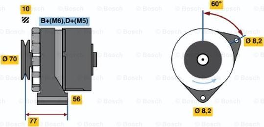 BOSCH 9 120 143 223 - Генератор autodnr.net