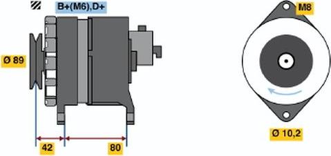 BOSCH 9120144601 - Генератор autocars.com.ua