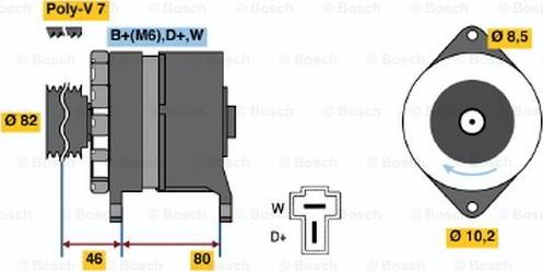 BOSCH 9 120 334 139 - Генератор autodnr.net