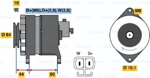 BOSCH 9 120 334 641 - Генератор avtokuzovplus.com.ua