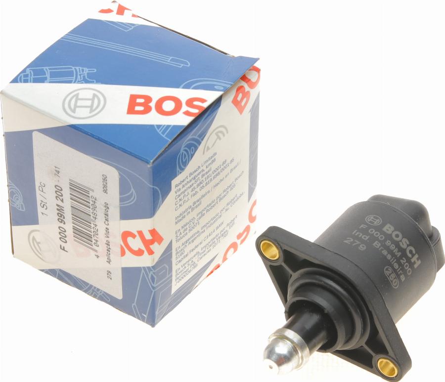 BOSCH F 000 99M 200 - Поворотна заслінка, підведення повітря autocars.com.ua