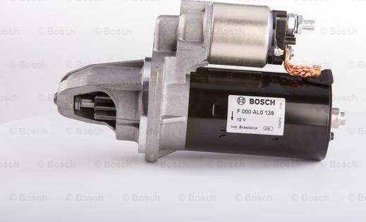 BOSCH F 000 AL0 138 - Стартер avtokuzovplus.com.ua